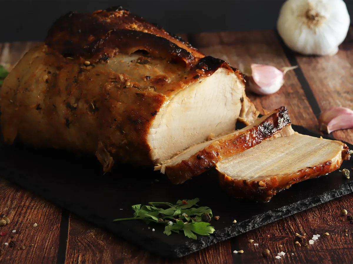 Lomo de cerdo jugoso y tierno