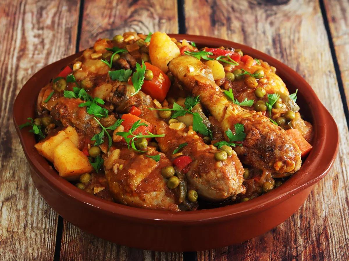 Fricasé de pollo al estilo cubano