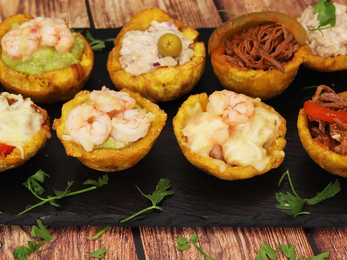 Tostones Rellenos sin Tostonera