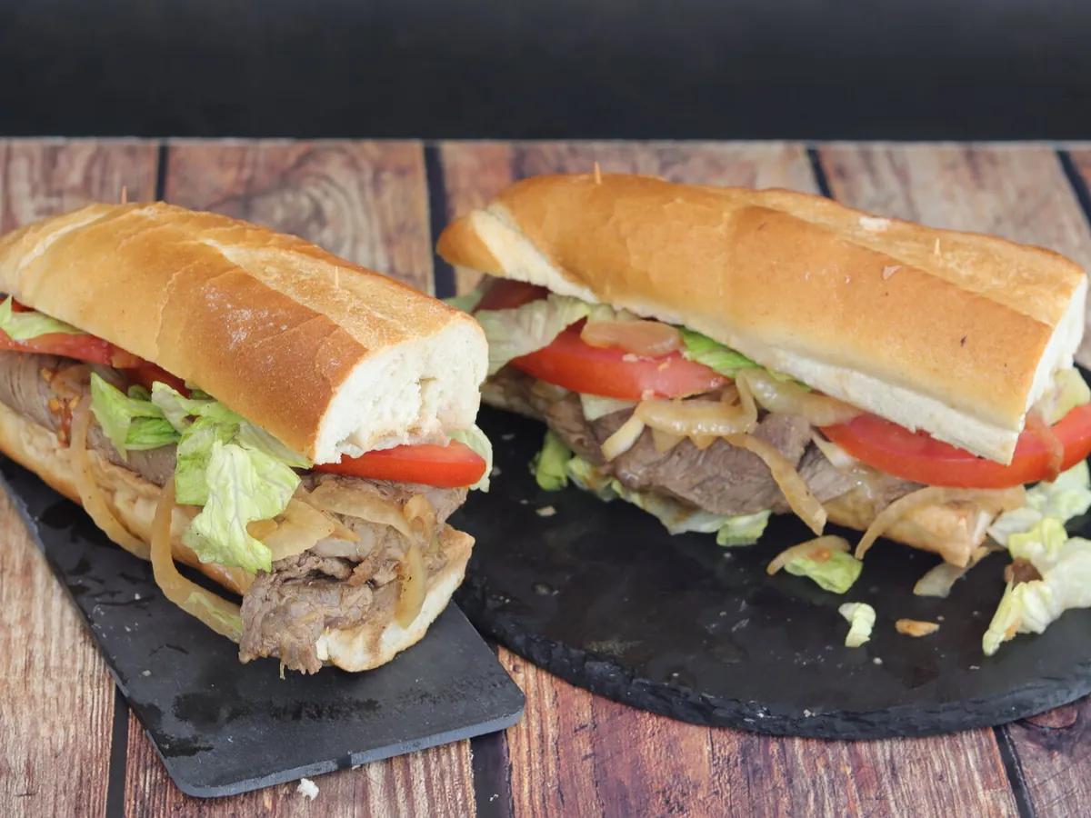 Pan con Bistec